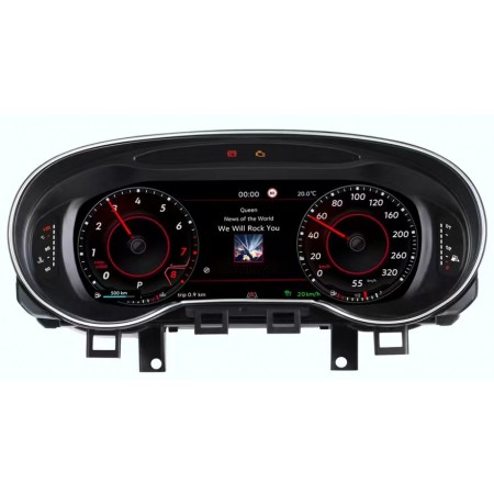 Дигитален километраж за VW Golf 6 (2008-2013) 10.25"