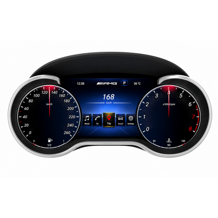 Дигитален километраж за Mercedes-Benz ML GL W164 (2005-2011) 12.3" - ПО ПОРЪЧКА