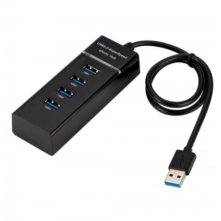 USB HUB 4-портов с LED индикатор