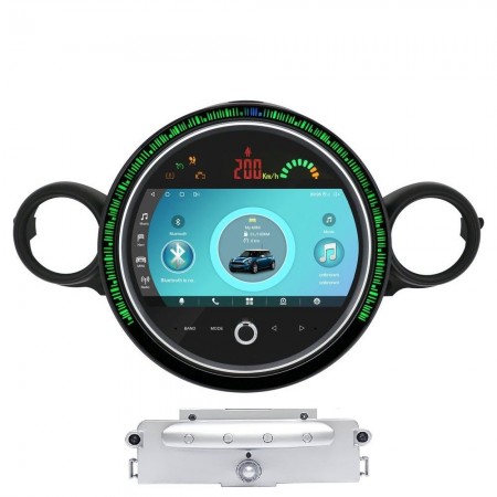Мултимедия за Mini Cooper R56/R57/R60/R61 (2007-2016) 9" CIC - Сребрист CD панел Мултимедия за Mini Cooper R56/R57/R60/R61 (2007-2016) 9" CIC - Сребрист CD панел