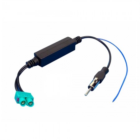 ISO към FAKRA /двойна/ радио антенен преходник с усилвател