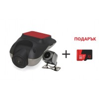 DVR видеорегистратор с 2 камери за автомобил