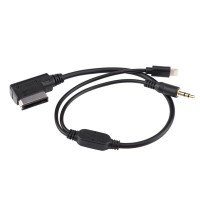 AUDI AMI кабел (мъжки жак + Apple charger)