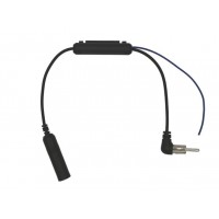 Радио aнтенен преходник с усилвател ISO-DIN