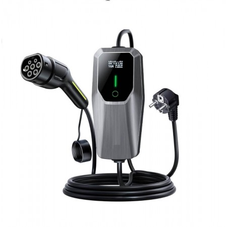 Преносимо зарядно Type 2 за електрически автомобили 4 метра Преносимо зарядно Type 2 за електрически автомобили 4 метра