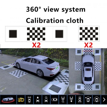 Калибрационна постелка за 360° камери – 2D/3D система