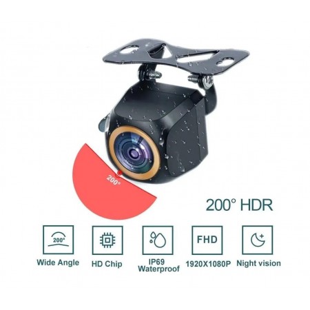 AHD Цветна камера за задно виждане 720p 1080p - 200 °
