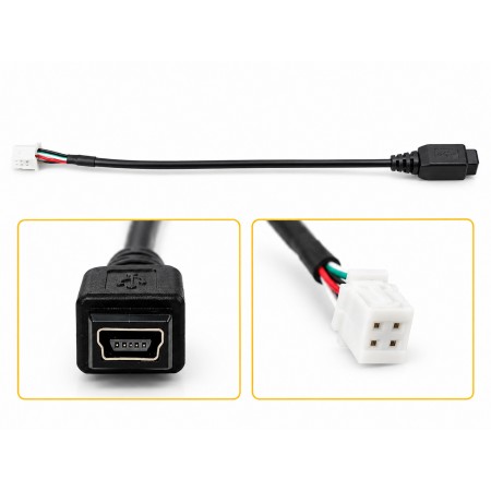 Micro USB женски към 4 PIN кабел за Android мултимедия