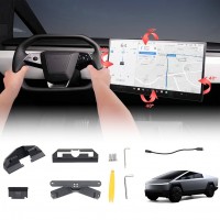 Ротационна стойка за екран за Tesla Cybertruck (2023–2025)