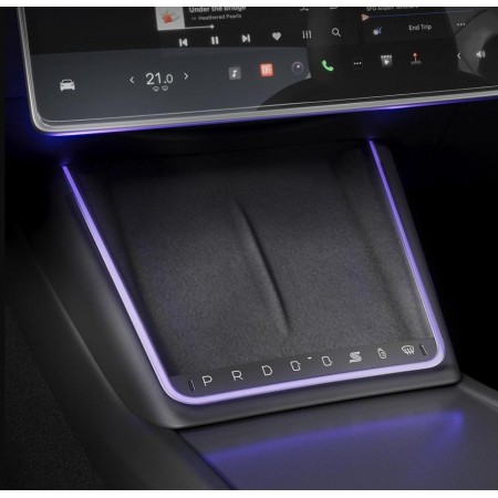 Безжично зареждане със смарт бутон за Tesla Model 3 Highland Безжично зареждане със смарт бутон за Tesla Model 3 Highland