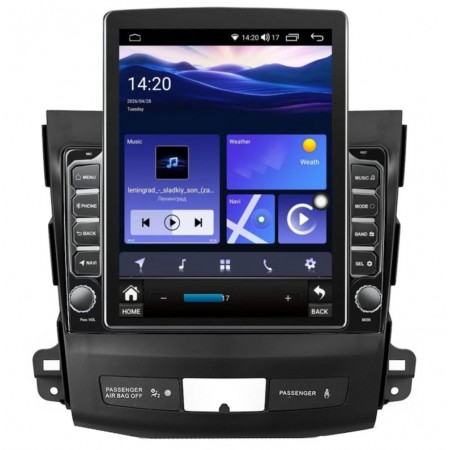 Мултимедия за Mitsubishi Outlander Peugeot 4007 Citroen C‑Crosser (2006–2012) 9.7″ - Вертикална
