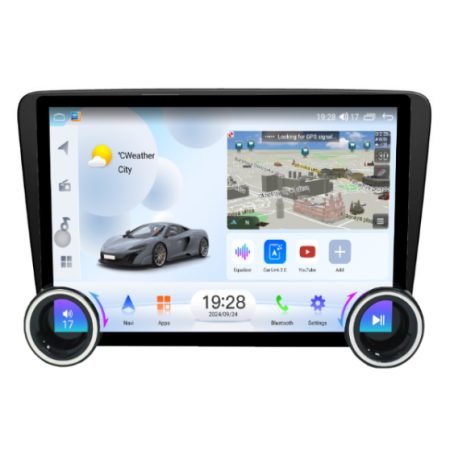 Мултимедия за Skoda Rapid Seat Toledo (2013–2017) 11.5″ - Черен мат