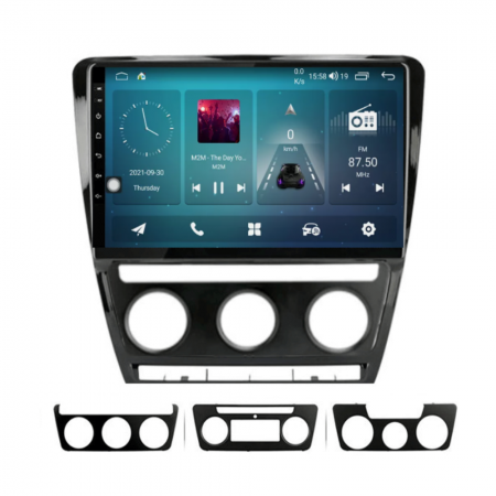 Мултимедия за Skoda Octavia 2 (2004–2013) 10″ - Черен гланц