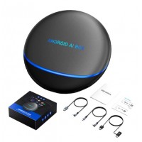 AI Box Android 12 безжичен Carplay Android Auto 8+8+128