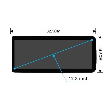 Touchscreen 12.3" за Mercedes-Benz NTG 5.5 / 6.0 Android 360 Box